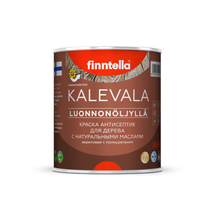 FINNTELLA KALEVALA — финская краска для дерева, кроющий антисептик изб. 1